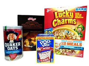 Breakfast - Cereal - Pop Tarts - Grits