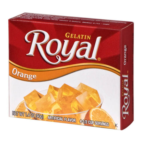 Royal Desserts Gelatin Orange Jelly Mix 40g