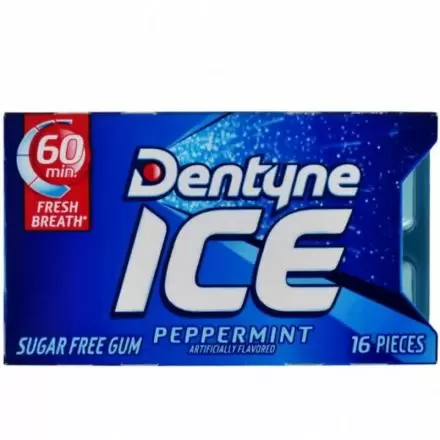 Dentyne Ice Peppermint Chewing Gum In A 16 Piece Pack
