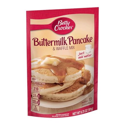 Betty Crocker Buttermilk Pancake And Waffle Mix In A 191g Pouch