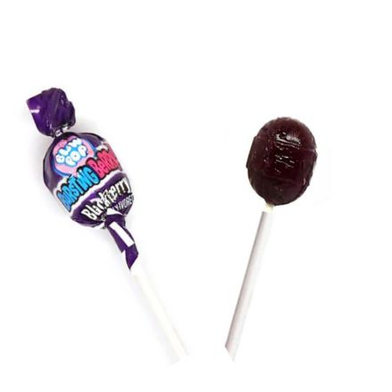 Charms Blow Pops Bursting Berry Blackberry Bubble Gum Filled Lollipop 18g