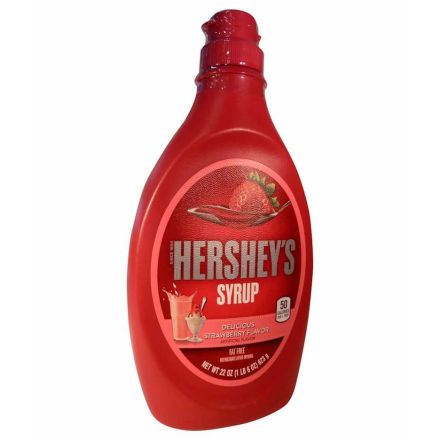 Hersheys Delicious Strawberry Flavour Fat Free Syrup In A 623g Bottle