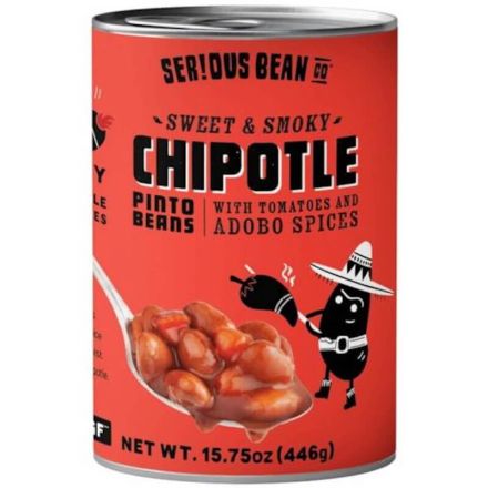 Serious Bean Co Chipotle Pinto Beans In A 447g Can