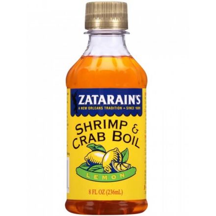 Zatarains Lemon Shrimp And Crab Boil Liquid In A 236ml Bottle
