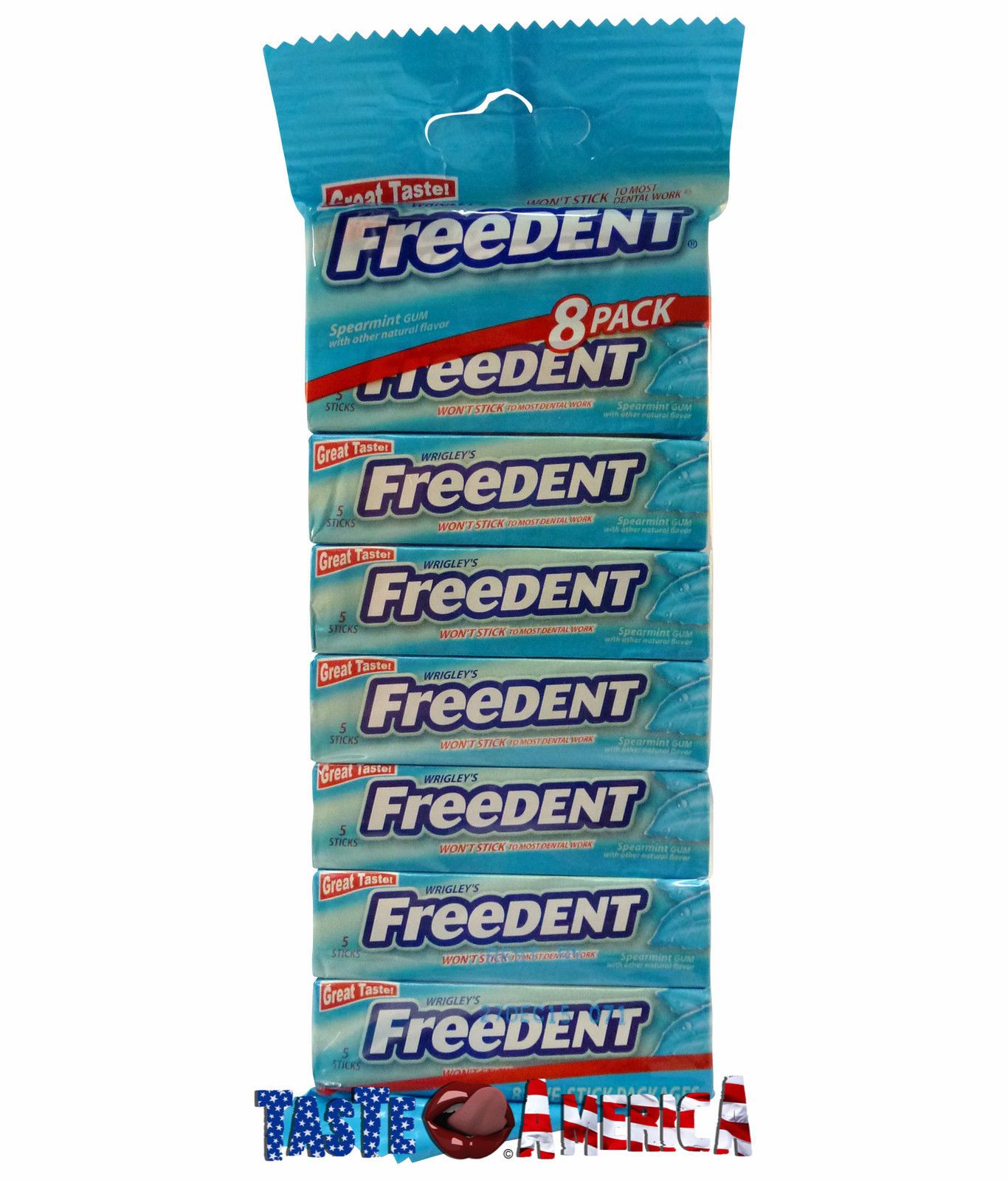 Wrigleys Freedent Spearmint Gum Case